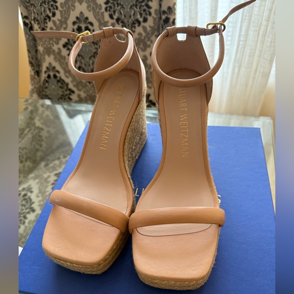 Stuart Weitzman Nudist Espadrille Wedge - Size 10.5 - Picture 2 of 11